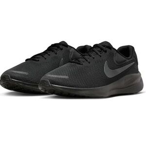 NIB MEN'S NIKE FB2207 005 NIKE REVOLUTION 7 RUNNING BLACK SHOE SNEAKERS Size 10